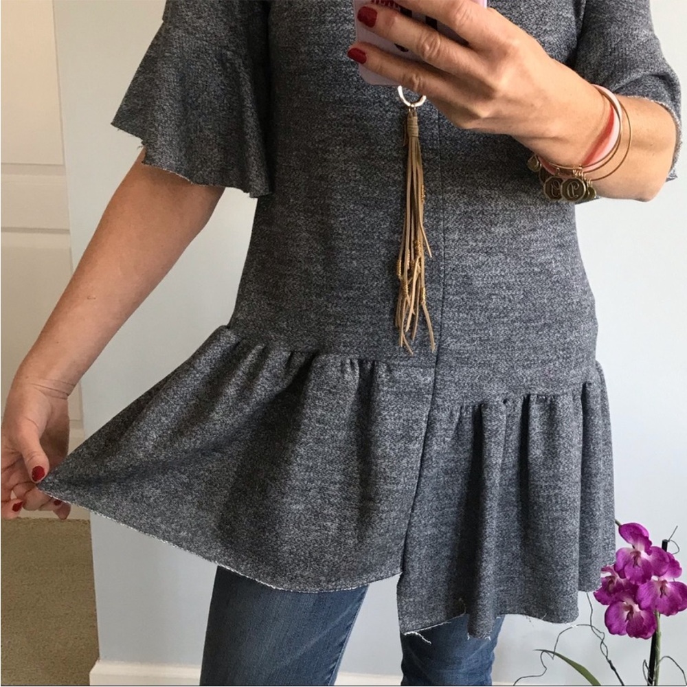 Short Sleeve, Sweatshirt Tunic - Picture 4 of 5